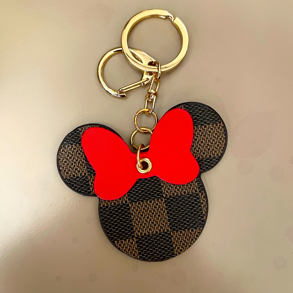 Plaid Mickey Charm